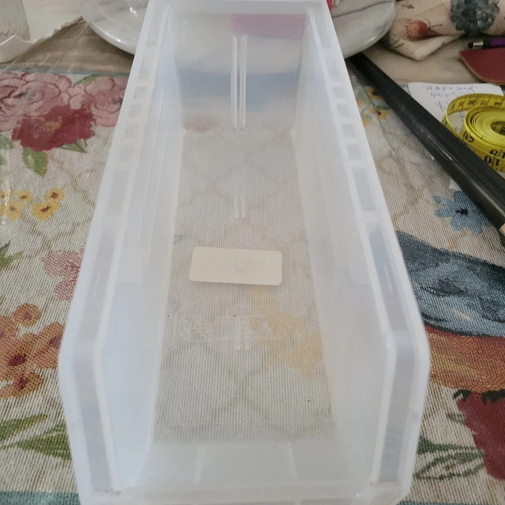 Clear Plastic Storage Bin